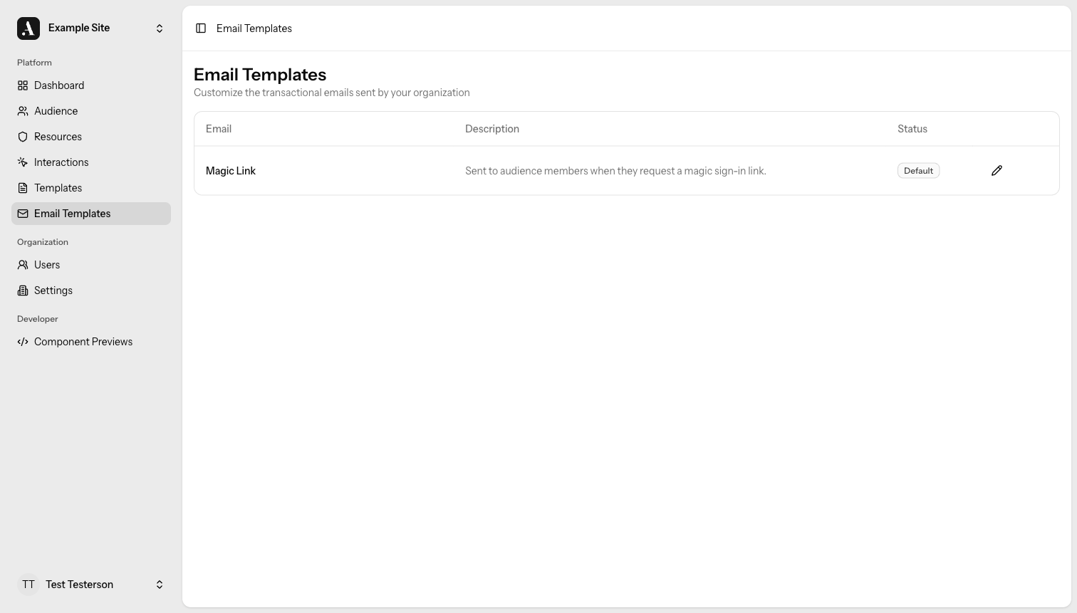 Email Templates